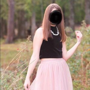 Semiformal two piece skirt/shirt